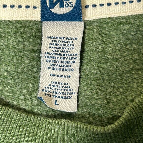 Michigan State Sweatshirt Womens L Green Pullover New Agenda NCAA College - Picture 7 of 9